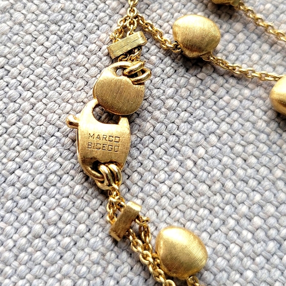 Marco Bicego signature 18k yellow gold paradise semi-precious stones & diamonds - Picture 7 of 12